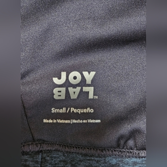 JOY LAB Blue Heathered Racerback Bra - Picture 7 of 8